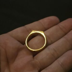 Stampd Gold Signet Petite Ring